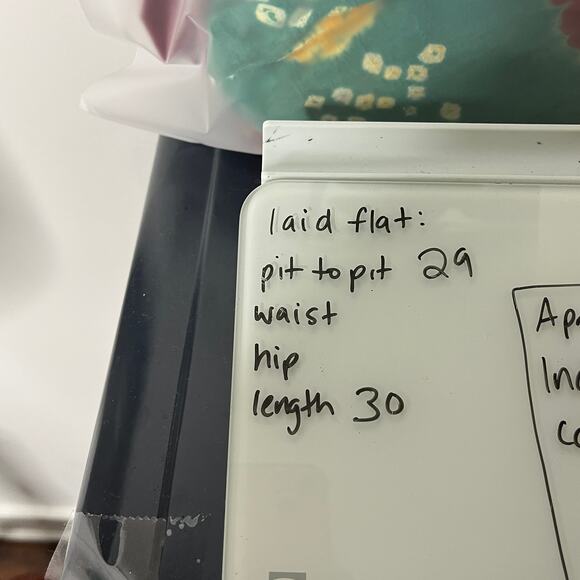 Madame Hall Women's Top OS Green Floral Artisan Indian Block Print Tunic Cotton - Picture 10 of 10